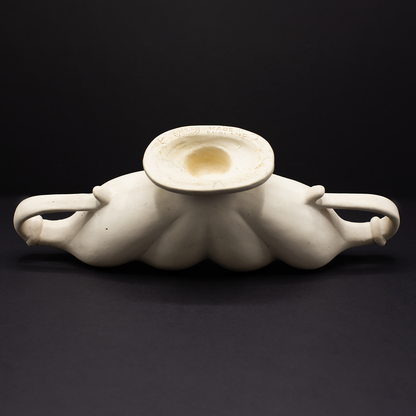 Unglazed Cream Fulham Pottery Mantel Vase