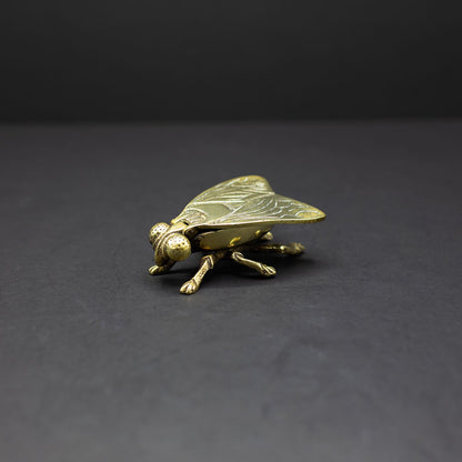 Brass Fly Ashtray / Trinket Box (No.2) - FLORA BLACK