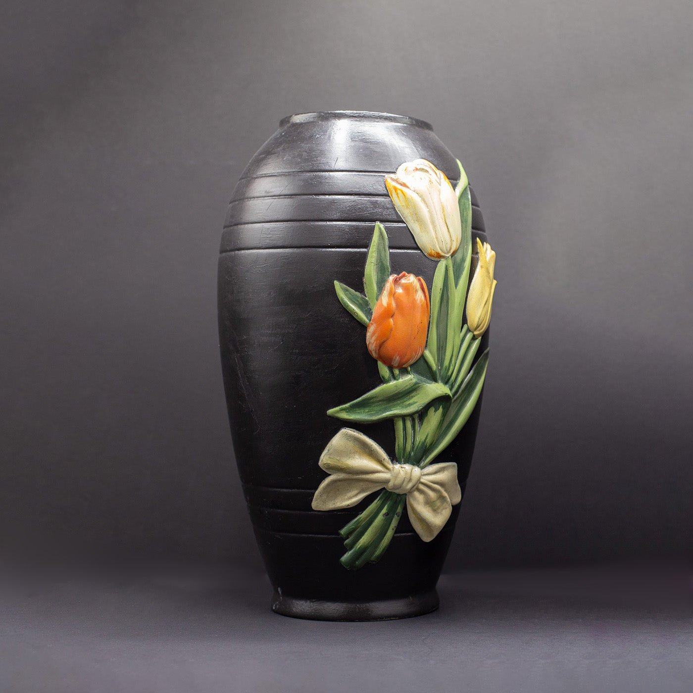 Brentleigh Ware Tulip Vase - FLORA BLACK