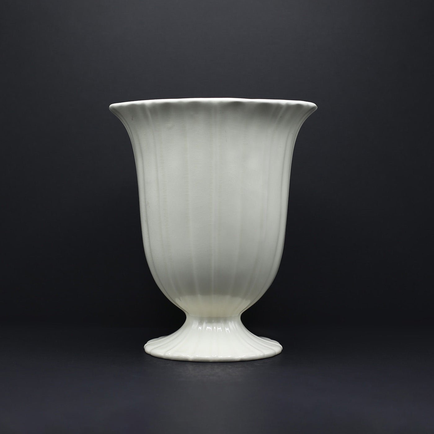 Fluted Tall Vase - FLORA BLACK