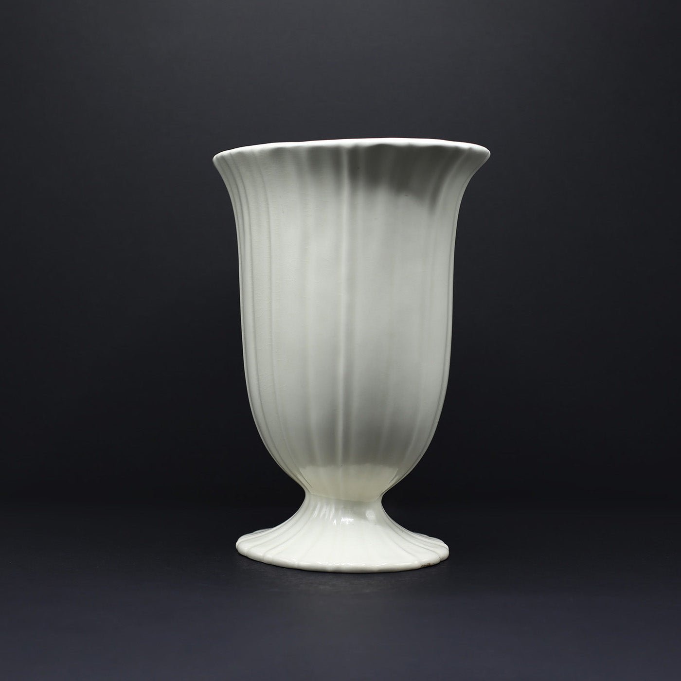 Fluted Tall Vase - FLORA BLACK