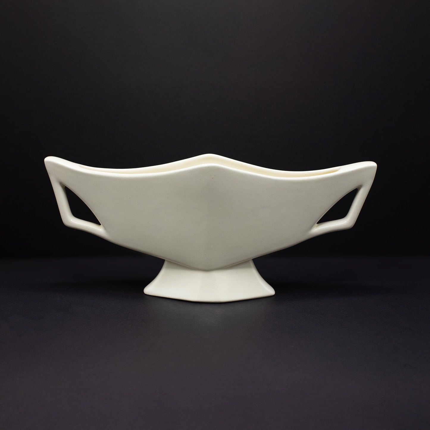 Splendid Art Deco Mantle Vase - FLORA BLACK