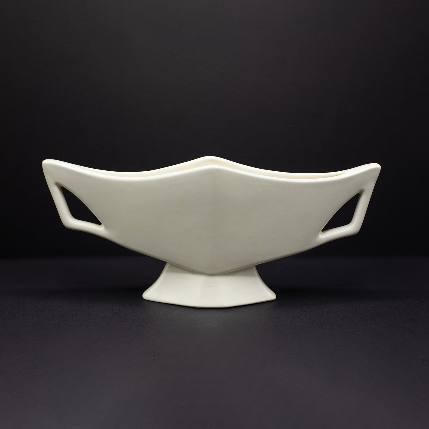 Splendid Art Deco Mantle Vase - FLORA BLACK